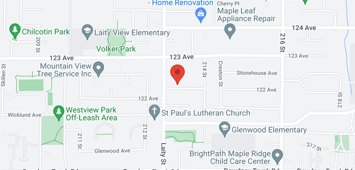 map of 21305 122ND AVENUE